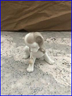 Lladro Dog & Snail PP102G Rare Piece