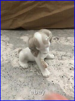 Lladro Dog & Snail PP102G Rare Piece