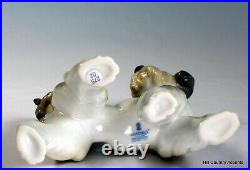 Lladro Dog Unexpected Visit # 6829 Puppy With A Bird On His Tail Mib
