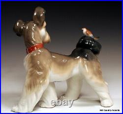 Lladro Dog Unexpected Visit # 6829 Puppy With A Butterfly On His Tail Mib