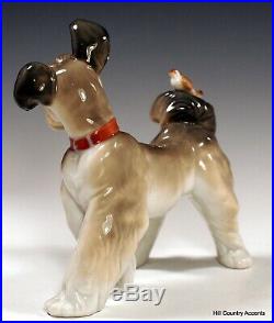 Lladro Dog Unexpected Visit # 6829 Puppy With A Butterfly On His Tail Mib