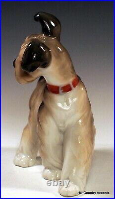 Lladro Dog Unexpected Visit # 6829 Puppy With A Butterfly On His Tail Mib