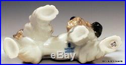 Lladro Dog Unexpected Visit # 6829 Puppy With A Butterfly On His Tail Mib