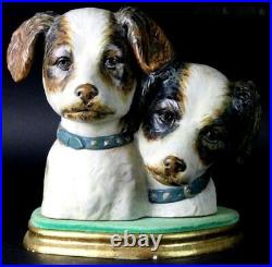 Lladro Dogs Bust 1977-79 Terrier Dograreretired Charity Item