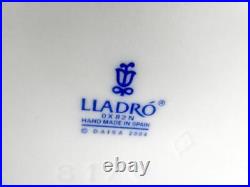 Lladro Domestic Animals Baby Sitting St Bernard Dog and Puppy Figurine NO BOX