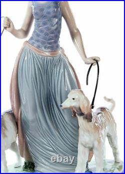 Lladro Elegant Promenade #5802 Brand Nib Young Woman Pastel Large Save$$ F/sh