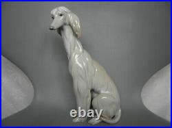 Lladro Figurine 1069 Afghan Galgo Noble Large Royal Afghan Dog