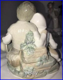 Lladro Figurine 1230 FRIENDSHIP Boy & Girl With Puppy Dog Mint