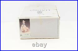 Lladro Figurine #1533 Not So Fast Girl with German Shepherd Dog, with box, 8