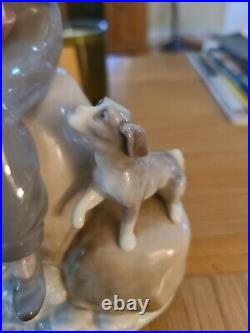 Lladro Figurine 5166 Sea Fever, Mint, Retired, Boy with Sail Boat & Dog