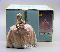 Lladro Figurine #5410 Pilar Girl with Puppy Dog with box 6 RARE