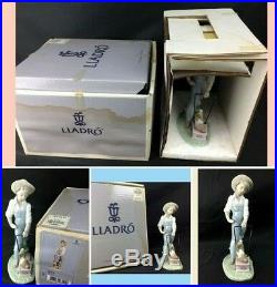 Lladro Figurine 6021 Saturday's Child Boy Puppy Dog MINT IN BOX