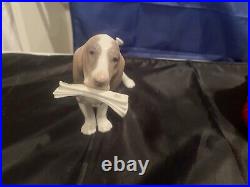 Lladro Figurine 6398 Basset Hound Morning