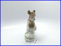Lladro Figurine #6556 Safe and Sound Baby Boy and Dog, with box, 5