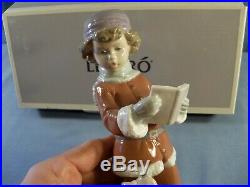 Lladro Figurine #6714 A CHRISTMAS DUET Boy with Dog EXC with Box