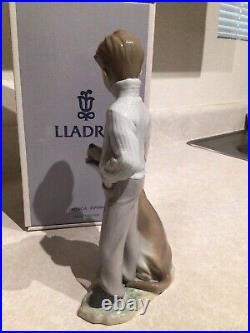 Lladro Figurine #6902 My Loyal Friend Boy With Dog In Original Box