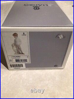 Lladro Figurine #6902 My Loyal Friend Boy With Dog In Original Box