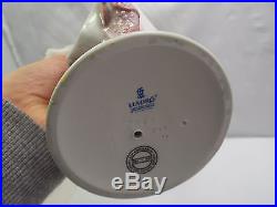 Lladro Figurine #7612 Picture Perfect, Woman Holding Umbrella with Dog, with box