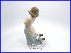 Lladro Figurine #8106 Naughty Puppy, Child & Puppy Dog, Mint in Box