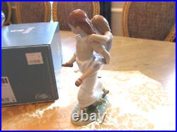 Lladro Figurine 8353 Oh Happy Days Daisa 2007 Spain Boxed Young Girls At Play