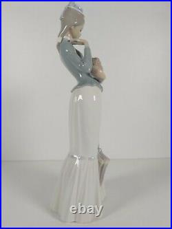 Lladro Figurine A Walk With Dog Model No. 4893, Appr. 37cm Tall
