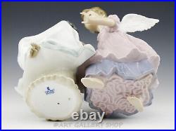 Lladro Figurine ANGELIC HARMONY ANGELS WITH DOG #6085 Retired Mint in Box Rare