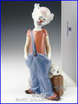 Lladro Figurine DESTINATION BIG TOP CLOWN WITH PUPPY DOG #6245 Retired Mint Box