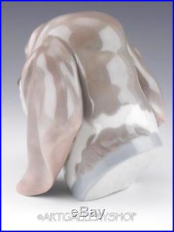 Lladro Figurine DOG'S HEAD BEAGLE BASSET #1149 Retired Rare