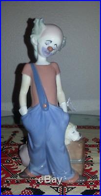 Lladro Figurine Destination Big Top Clown with a dog #6245 with original box