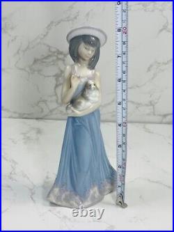 Lladro Figurine Elizabeth Girl With Puppy Dog #5645