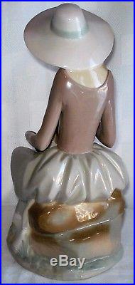 Lladro Figurine Girl With Dog (spain)