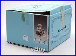 Lladro Figurine I Hope She Does Boy Dog Love #5450