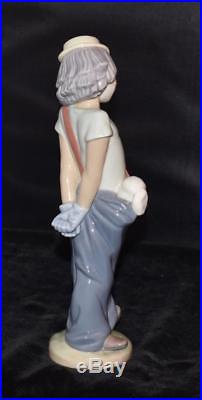 Lladro Figurine LITTLE PALS #7600-Clown with Dogs -LCS Ret 1985 J Huerta- MIB