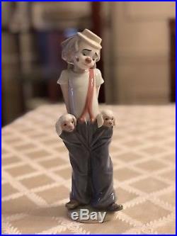 Lladro Figurine LITTLE PALS #7600-Clown with Dogs LCS Retired Society 1985 Box