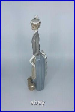 Lladro Figurine- Lady With Dog- #4761 With Original Box