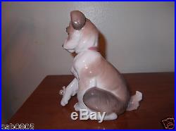 Lladro Figurine New Friend Puppy Dog With Snail On Paw #6211