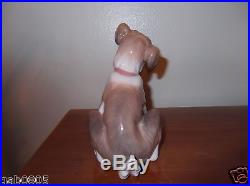 Lladro Figurine New Friend Puppy Dog With Snail On Paw #6211