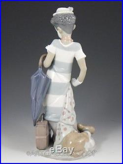 Lladro Figurine ON THE MOVE CLOWN & DOG & FLOWER BLACK LEGACY #5838 Retired Mint