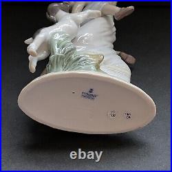 Lladro Figurine Oh Happy Days #8353 Girls and Dogs Retired Original Box Vintage