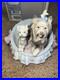 Lladro Figurine Our Cozy Home #6469 Porcelain Yorkie Yorshire Terrier READ
