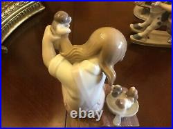 Lladro Figurine PICK OF THE LITTER GIRL DOG PUPPIES #7621 Retired Mint