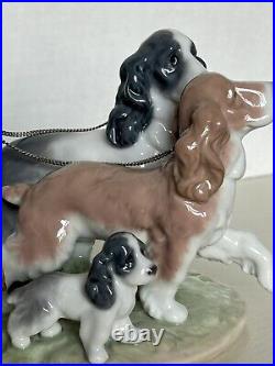 Lladro Figurine Puppy Parade! #6784 Privilege Series Excellent