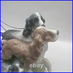 Lladro Figurine Puppy Parade #6784 Privilege Series Mint Condition