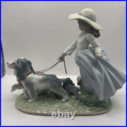 Lladro Figurine Puppy Parade #6784 Privilege Series Mint Condition