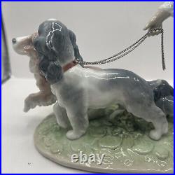 Lladro Figurine Puppy Parade #6784 Privilege Series Mint Condition