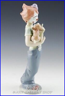 Lladro Figurine STAGE PARTNERS GIRL CLOWN WITH PUPPY DOG #8237 Utopia, Mint