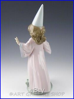 Lladro Figurine UNDER MY SPELL WIZARD GIRL With WAND & DOG #6170 Retired Mint Box