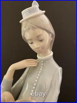 Lladro Figurine Walk With The Dog Retired #4893