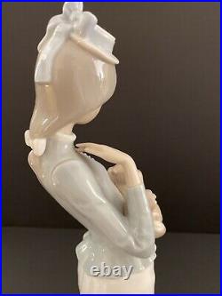 Lladro Figurine Walk With The Dog Retired #4893