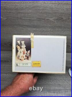 Lladro Figurines Snowman Boy Girl Dog 5713